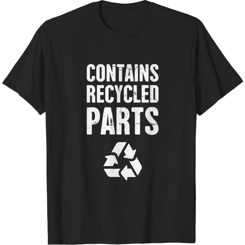 T-shirt Homme Recycled Parts Design Drôle Donneur d'Organes — T-shirts pour hommes