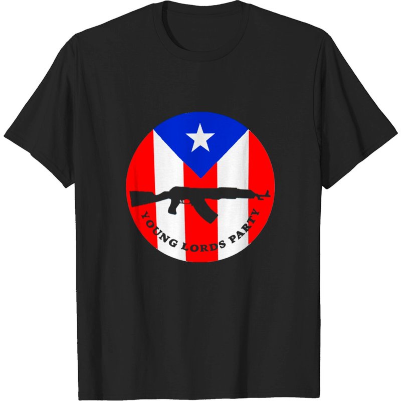 T-shirt pour hommes Young Lords Party en noir — T-shirts pour hommes