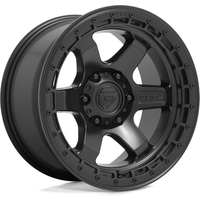 Roues Fuel D750 Block Noir Mat - 17x9 - Motif de boulon 6x139.7