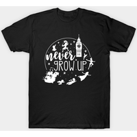 Never Grow Up Men's T-Shirt in Black