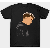 T-shirt pour hommes avec illustration de Lil Mosey Fan en bleu royal