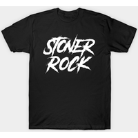 T-shirt pour hommes Stoner Rock en noir