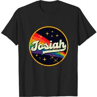 T-shirt Josiah Rainbow In Space Vintage Grunge pour hommes — T-shirts pour hommes