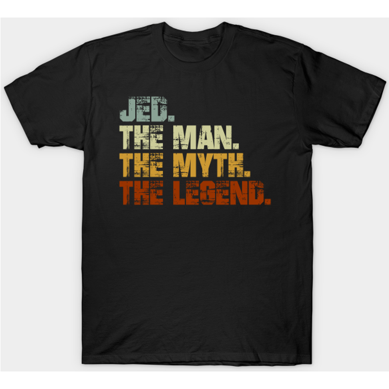 T-shirt JED L'Homme Le Mythe La Légende pour Hommes — T-shirts pour hommes