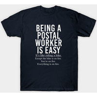 Être facteur est facile - T-shirt pour hommes — T-shirts pour hommes