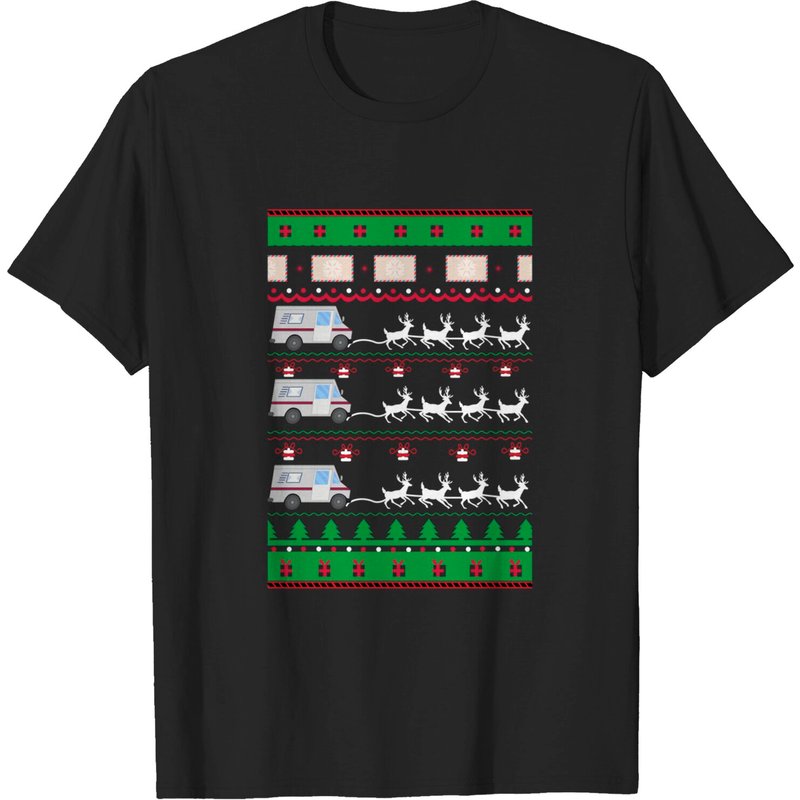 T-Shirt de Noël pour Employé de la Poste — T-shirts pour hommes