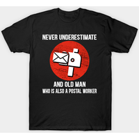 Postal Worker Men's T-Shirt in Black