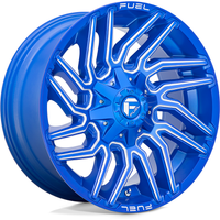 Roues Fuel D774 Typhoon Blue Milled - 20x10 - 8x170 -18 Offset