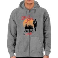 Billy Joel - Hoodie zippé Live In The City — Sweats à capuche pour hommes