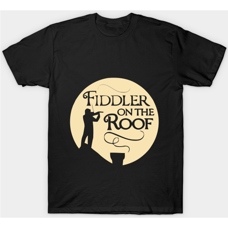 T-shirt Fiddler On The Roof Personnalisé pour Femmes - Marron — T-shirts pour hommes