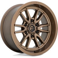 Jantes Fuel D788 Clash Bronze - 17x9 - Motif de boulonnage 6x139.7
