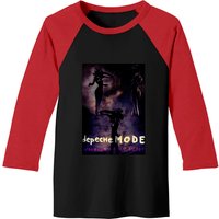 T-shirts de Baseball Depeche Mode pour Hommes Noir/Rouge