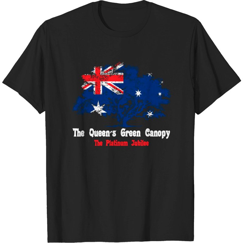 Queen’s Green Canopy Platinum Jubilee 2022 T-Shirt for Men — Mens T Shirts
