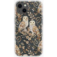 Wooden Wonderland Barn Owl Collage iPhone Case