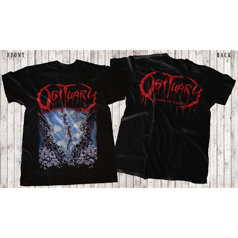 D T G T-shirt - Obituary - Cause Of Death for Men