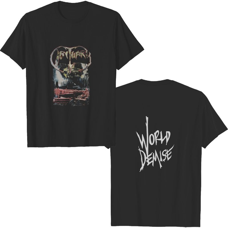 T-shirt N€w D T G - Obituary World Demise pour hommes — T-shirts pour hommes
