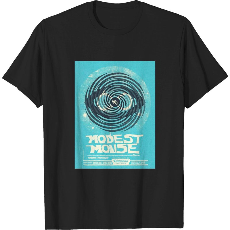 T-shirt Modest Mouse pour hommes en noir