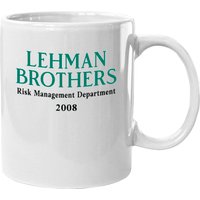 Lehman Brothers Risk Management Department 2008 Mug