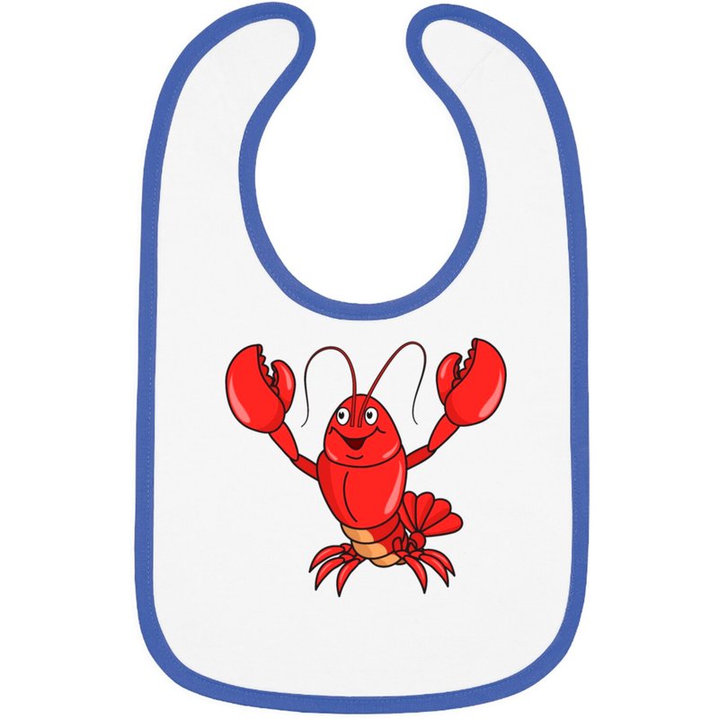 Bavoirs Lobster pour Bébé avec Fermeture Velcro — Bavoirs