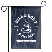 Bill And Bob's Coffee Shop AA Recovery Gift Garden Flags