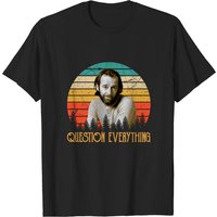 T-shirt George Carlin pour hommes en noir