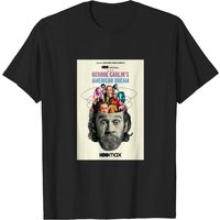 T-shirt pour hommes George Carlin en noir