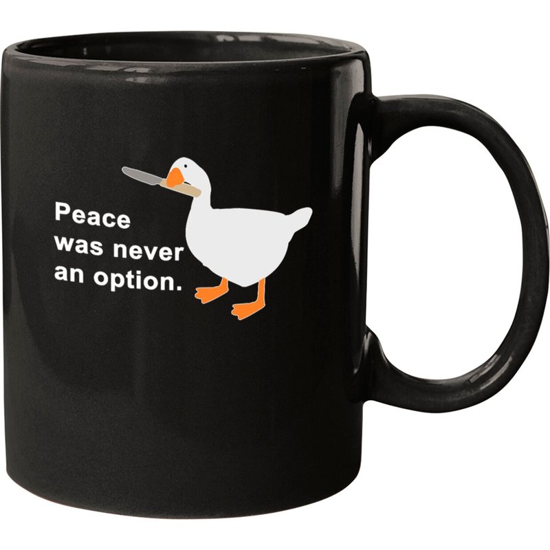 Peace Was Never An Option Goose Game Mug — Mugs & Tumblers