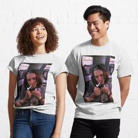 T-shirt classique Winona Ryder pour hommes en noir — T-shirts pour hommes
