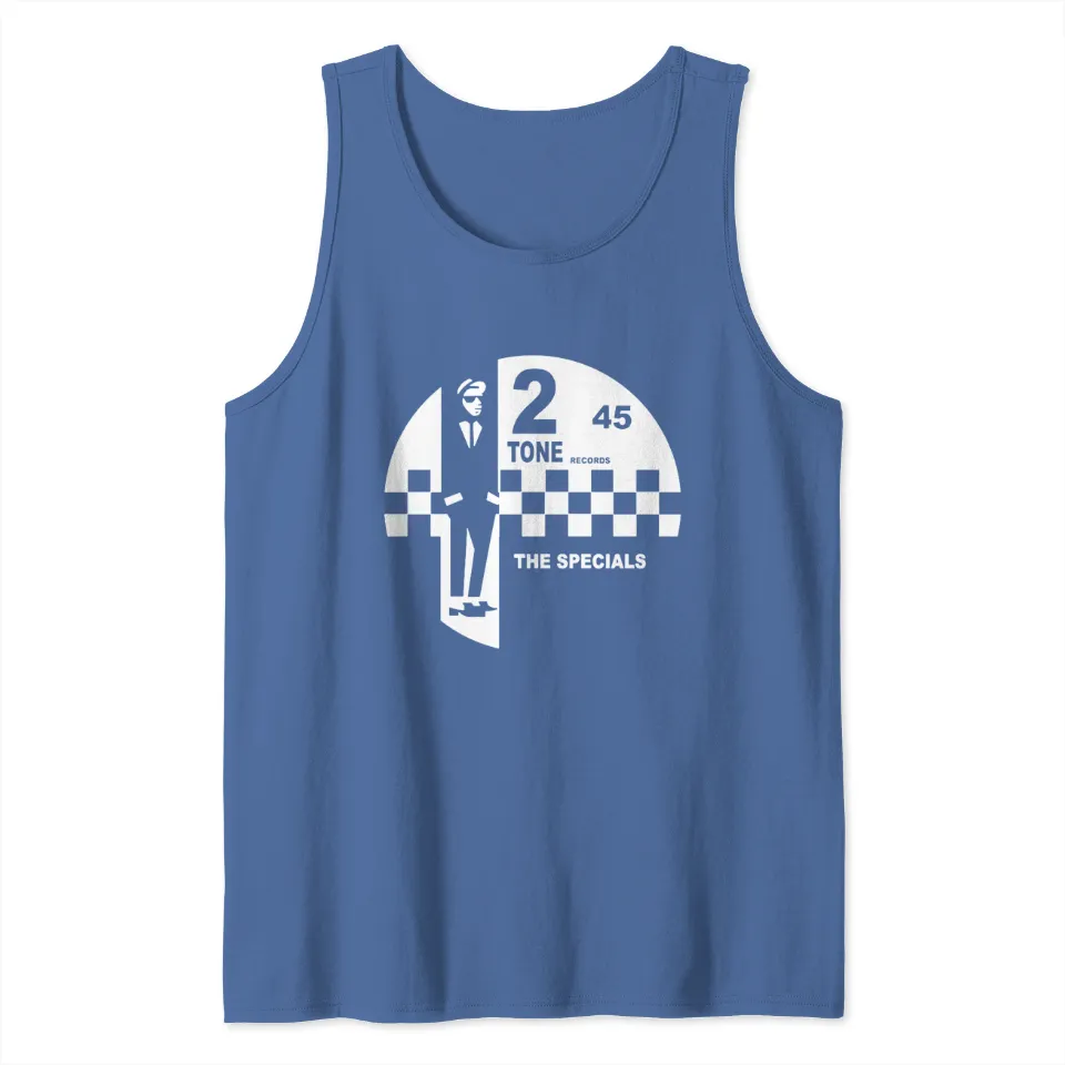 2 Tone Records The Specials Label Tank Tops for Men — Mens T Shirts
