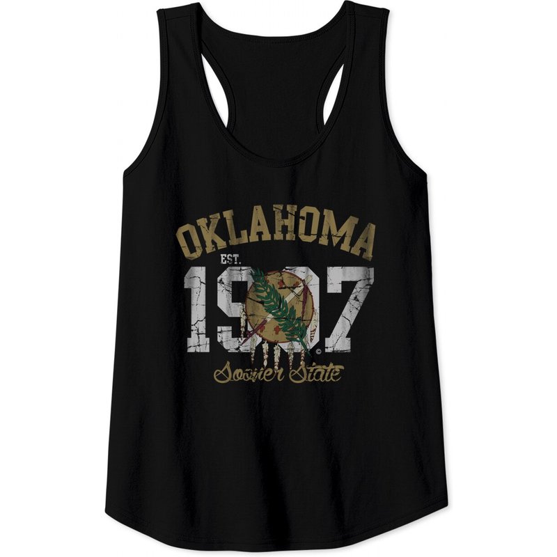 Débardeur Vintage Oklahoma Sooner State pour hommes