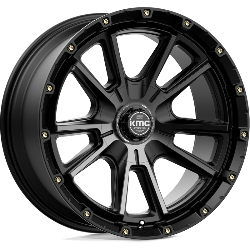 KMC Wheel KM100 Sync Black Gray Tinted - 20x9 - 6x135 - 0 Offset — Wheels & Rims