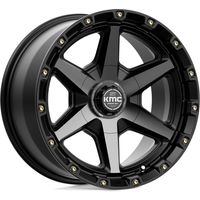 KMC KM101 Tempo Black Gray Tinted 20x9 Rims 5x127 Bolt Pattern