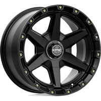 KMC Wheel KM101 Tempo Satin Black - 20x9 - 5x150 Bolt Pattern