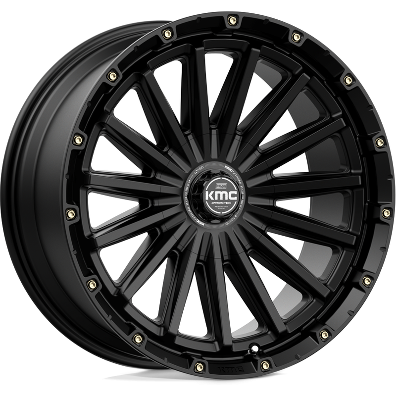 KMC Wheel KM102 Signal Satin Black 20x9 6x135 Bolt Pattern Rims — Wheels & Rims