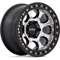 Roues KMC KM237 Riot Beadlock Satin Noir 17x8.5 5x127 — Roues et jantes
