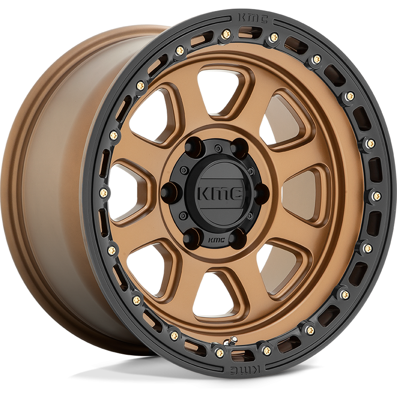 Jantes KMC KM548 Chase Bronze - 20x9 - Motif de boulons 5x127 — Roues et jantes
