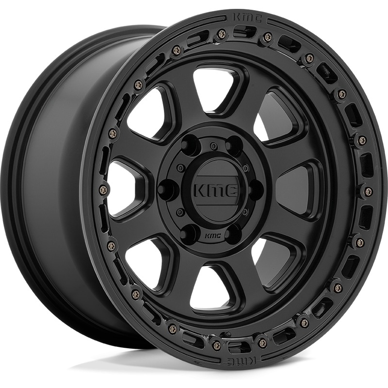 KMC Wheel KM548 Chase Satin Black - 20x9 - 5x127 Bolt Pattern — Wheels & Rims