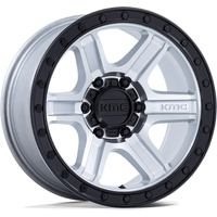 Roues KMC KM551 Outrun Machined Avec Bord Noir Brillant - 17x8.5 - 5x127
