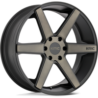 KMC KM704 District Truck Matte Black Wheels 20x8.5 6x135 38 Offset — Wheels & Rims