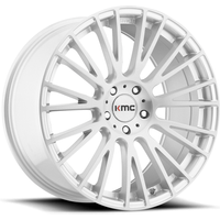 Roues KMC KM706 Impact Argent Machiné 20x10 5x114.3 40 Offset — Roues et jantes