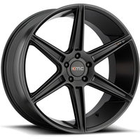 Roues KMC KM711 Prism Noir Satiné 20x10.5 5x114.3 45 Offset — Roues et jantes