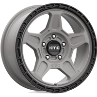 Roues KMC KM721 Alpine Grises avec Noires 16x7 5x114.3