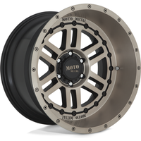 Jantes Moto Metal MO800 Deep SIX Noir Bronze Teinté 20x10