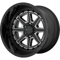 Roues Moto Metal MO801 Phantom Noir Gris Teinté 20x10 6x135 -18