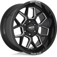 Jantes Moto Metal MO803 Banshee Noir Brillant Moulé 20x10 -6x135