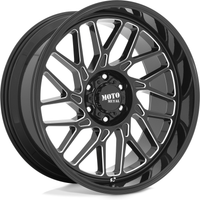 Moto Metal MO805 Gloss Black Milled Wheels - 20x10 -5x127 -18 Offset — Wheels & Rims