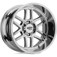 Moto Metal MO992 Folsom Chrome Wheels - 22x10 - 8x165.1 -18 Offset — Wheels & Rims