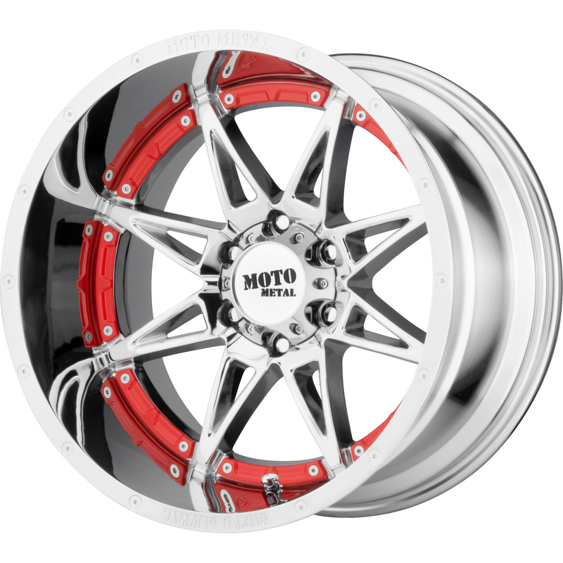 Moto Metal MO993 Hydra Chrome 20x9 Wheels - 6x114.3 Bolt Pattern — Wheels & Rims