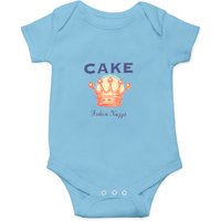 Cake Onesies Musicien pour bébés en orange vintage — Bodys bébé