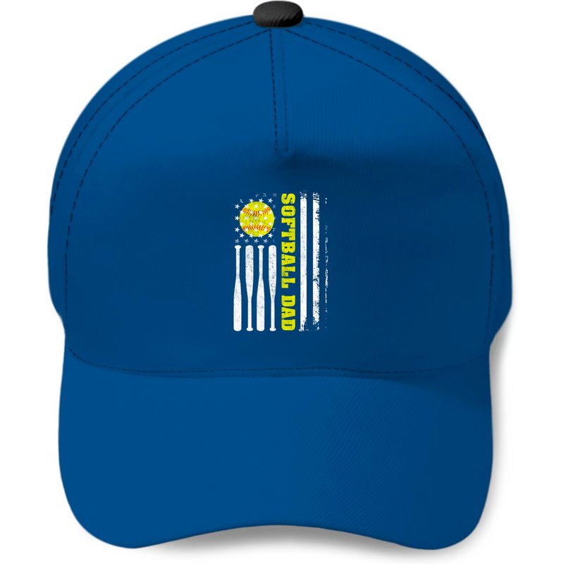 Casquette Softball Dad avec design de drapeau américain — Casquette de baseball
